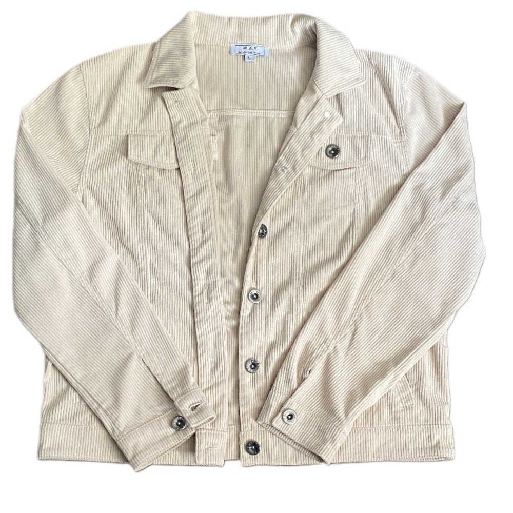 Wonder & Young Women’s Cream Cordury Jacket Size L - Picture 1 of 6